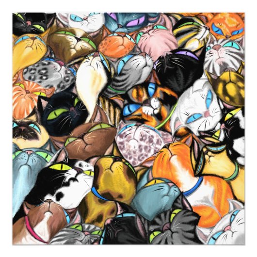 猫背ポスター フォトプリント            (正面)