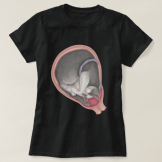 猫胎児 Tシャツ