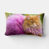 猫腰枕猫好き ランバークッション (裏面)