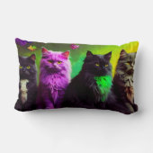 猫腰枕猫好き ランバークッション (裏面)