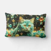 猫腰枕猫好き ランバークッション (裏面)