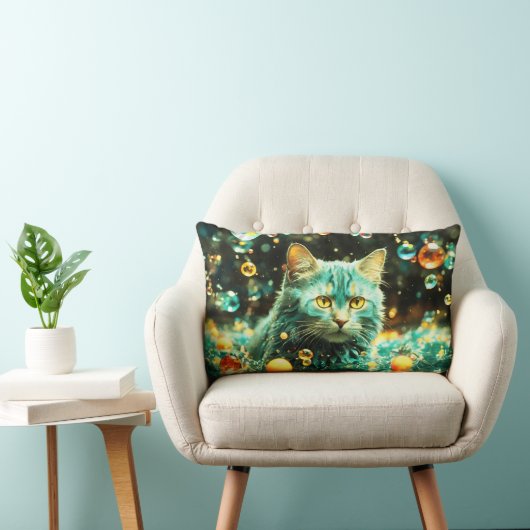 猫腰枕猫好き ランバークッション (椅子)