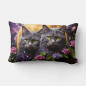 猫腰枕猫好き ランバークッション (裏面)