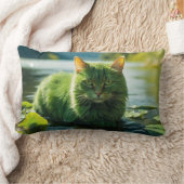 猫腰枕猫好き ランバークッション (ブランケット)