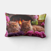 猫腰枕猫好き ランバークッション (裏面)