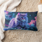 猫腰枕猫好き ランバークッション (ブランケット)