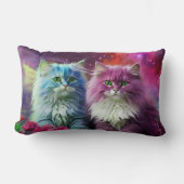 猫腰枕猫好き ランバークッション (正面)