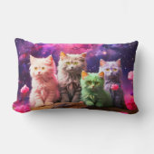 猫腰枕猫好き ランバークッション (正面)