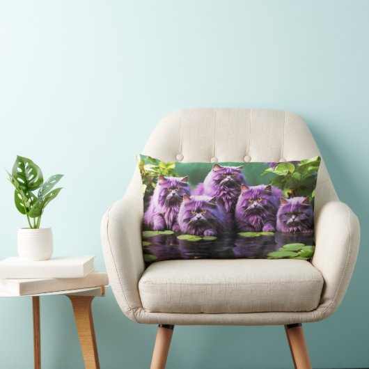 猫腰枕猫好き ランバークッション (椅子)