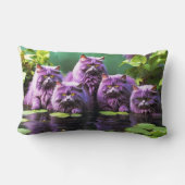 猫腰枕猫好き ランバークッション (裏面)