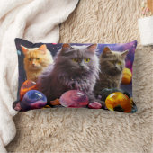 猫腰枕猫好き ランバークッション (ブランケット)