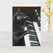 猫臓器後頭部 カード (黄色い花)