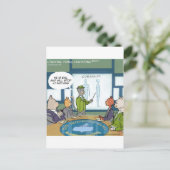 猫自然おもしろい敵 ポストカード (スタンド正面)