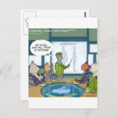 猫自然おもしろい敵 ポストカード (正面/裏面)