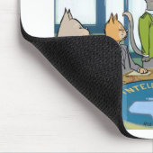 猫自然おもしろい敵 マウスパッド (コーナー)