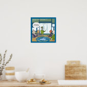 猫自然の敵のポスおもしろいター ポスター (キッチン)