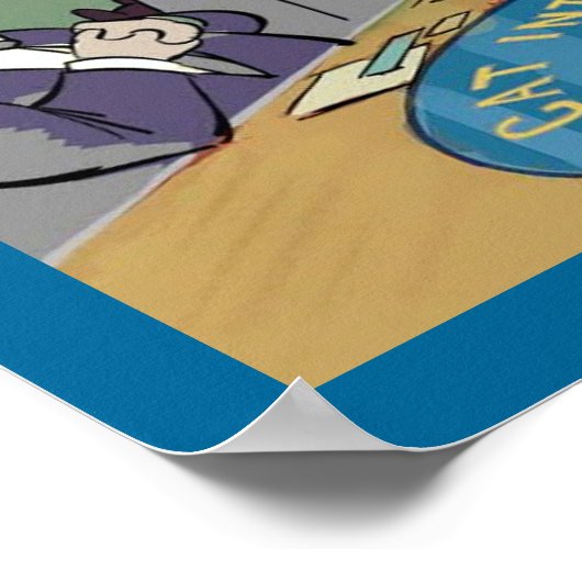 猫自然の敵のポスおもしろいター ポスター (角)