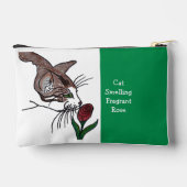 猫臭い香りバラ アクセサリーポーチ (裏面)