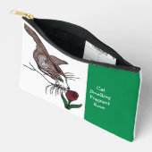 猫臭い香りバラ アクセサリーポーチ (見開き)