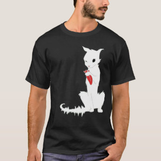 猫舌得シャツのエギー上白猫 Tシャツ
