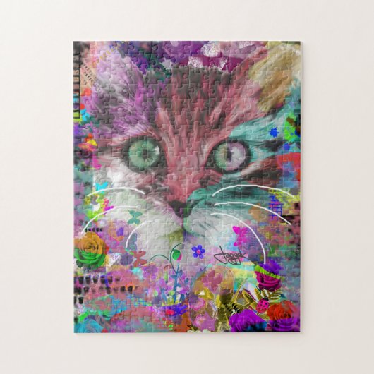 猫花ジグソーパズル ジグソーパズル (縦)