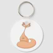 猫花可愛いかわいい子猫 キーホルダー (正面)