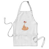 猫花可愛いかわいい子猫 スタンダードエプロン (正面)