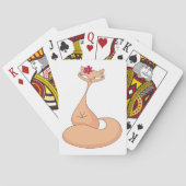 猫花可愛いかわいい子猫 トランプ (裏面)