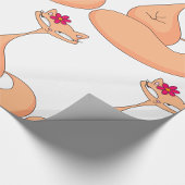 猫花可愛いかわいい子猫 ラッピングペーパー