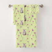 猫花柄 バスタオルセット (インサイチュ)