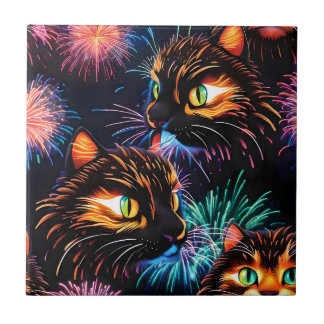 猫花火大会 タイル