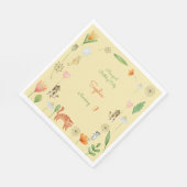 猫花生誕生会 スタンダードランチョンナプキン (角)