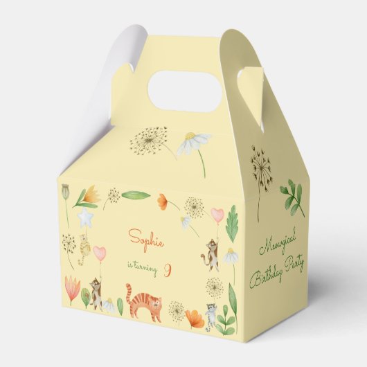 猫花生誕生会 フェイバーボックス (正面サイド)