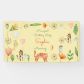 猫花生誕生会 横断幕 (横)