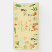 猫花生誕生会 横断幕 (縦)