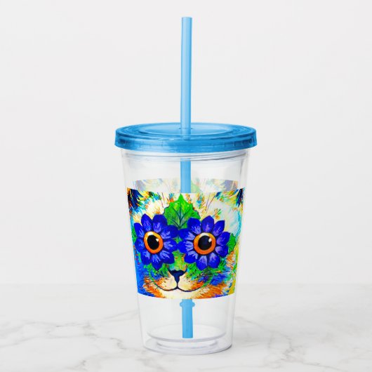 猫花眼 アクリルタンブラー (正面)