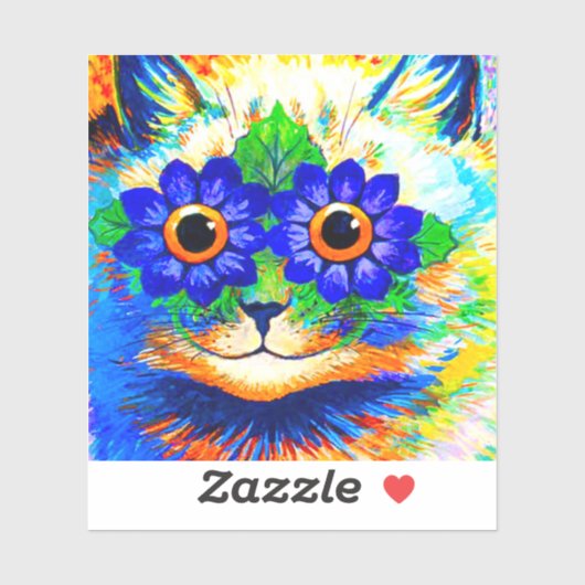 猫花眼 シール (シート)