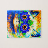 猫花眼 ジグソーパズル (横)