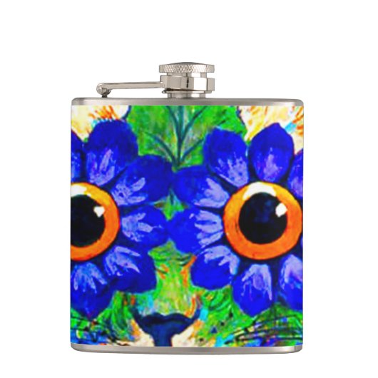 猫花眼 フラスク (正面)