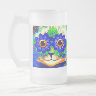 猫花眼 フロストグラスビールジョッキ