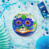 猫花眼 ペーパープレート (パーティー)