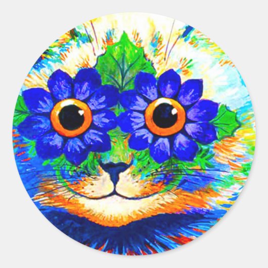 猫花眼 ラウンドシール (正面)