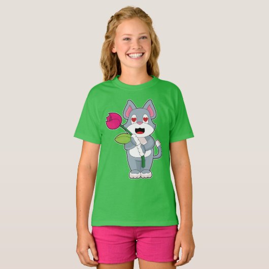 猫花 Tシャツ (正面フル)
