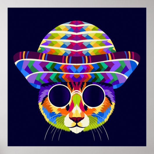 猫芸ポップ・アートの術 ポスター (正面)