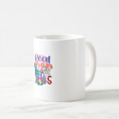 猫芸術実在人が猫を愛する コーヒーマグカップ (正面右)