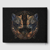 猫芸術的丸ツイン ゲストブック (裏面)