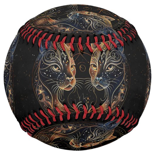 猫芸術的丸ツイン ソフトボール (正面)