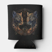 猫芸術的丸ツイン 缶クーラー (裏面)