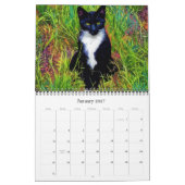 猫芸術的撮影カレンダー カレンダー (1月 2027)