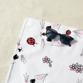 猫芸術的 ビーチタオル (インサイチュ)